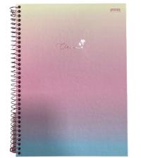 Caderno Espiral Tamanho Universit�rio 10 Mat�rias 160 folhas Clean S�o Domingos