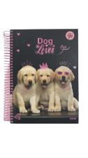 Caderno Brochura Tamanho 1/4 80 folhas My Pets S�o Domingos