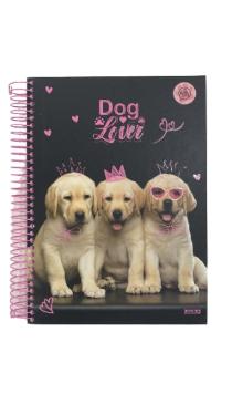 Caderno Brochura Tamanho 1/4 80 folhas My Pets S�o Domingos
