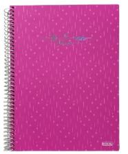 Caderno Espiral Tamanho Colegial 5 Mat�rias80 folhas Be Mine S�o Domingos