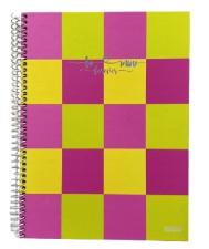 Caderno Espiral Tamanho Colegial 5 Mat�rias80 folhas Be Mine S�o Domingos
