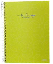 Caderno Espiral Tamanho Colegial 5 Mat�rias80 folhas Be Mine S�o Domingos