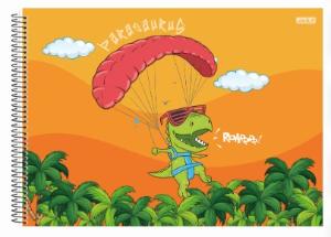 Caderno Desenho Cartografia Espiral 60 Folhas Saurus S�o Domingos