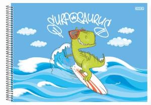 Caderno Desenho Cartografia Espiral 60 Folhas Saurus S�o Domingos