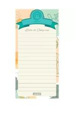 Bloco Lista de Compras 50 Folhas Masterchef  - S�o domingos