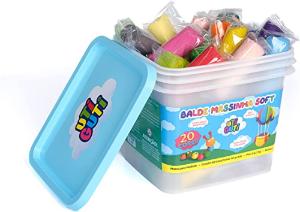 Balde Massa de Modelar 40 unidades 50g cada Utiguti