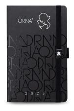 Agenda 2023 �tima Maxi Costurado Semanal Orna Moderna Preto