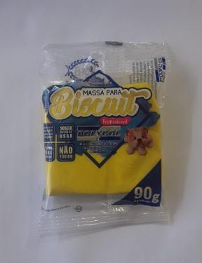 MASSA DE BISCUIT 90G AMARELO MSC90N143 POLYCOL
