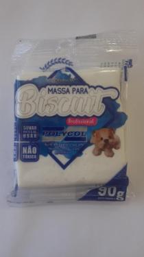 MASSA DE BISCUIT 90G BRANCO MSC90N101 POLYCOL