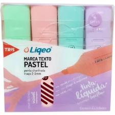 CONJUNTO MARCA TEXTO LIQEO PASTEL COM 4 SUMMIT TRIS 691367