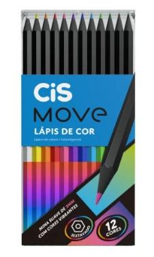 L�pis de Cor Move 12 Cores Cis