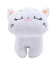 Gato De Pel�cia Carinha De Feliz Detalhes Bordado 42Cms - Fofy Toys