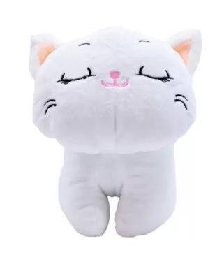 Gato De Pel�cia Carinha De Feliz Detalhes Bordado 42Cms - Fofy Toys