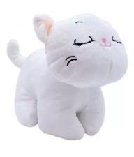Gato De Pel�cia Carinha De Feliz Detalhes Bordado 42Cms - Fofy Toys