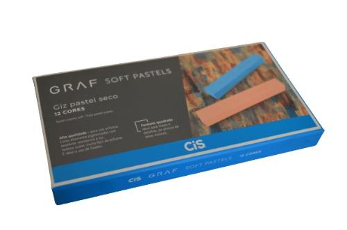 Giz Pastel Seco 12 cores Cis Graf