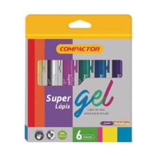 Super L�pis Gel - Blister C/6 Cores Met�licas