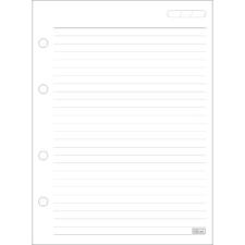 Refil Tiliflex Para Caderno Argolado Colegial Tamanho M�DIO Acad�mie 80 Folhas 90 Grmas Tilibra