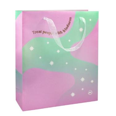 Sacola Para Presente Pl�stico Pop Estrelinha Grande Dac