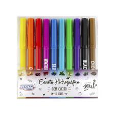 CANETA HIDROGRAFICA BRW C/CHEIRO 10 CORES CA8014