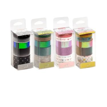 FITA ADES BRW WASHI TAPE ENJOY/BLACK/BOT C/4 WT0805