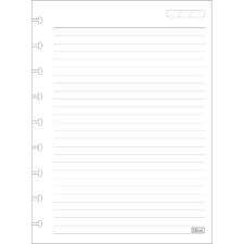 Bloco Tiliflex Para Caderno Argolado Colegial Pautado Rayado 90grs 80Fls Tilibra