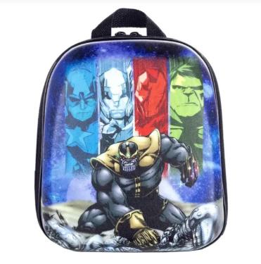 Lancheira de Costas Marvel Imperme�vel Infantil R�gida - Diplomata