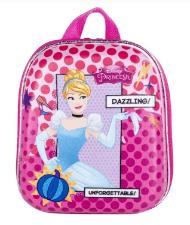 Lancheira de Costas Princesa Cinderela Imperme�vel Infantil R�gida - Diplomata