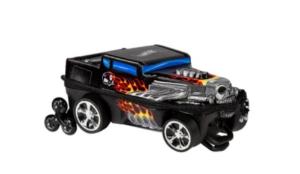 Mochila Escolar Rodinhas (Mochilete) 3D Hot Wheels Bone Shaker Diplomata