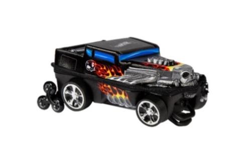 Mochila Escolar Rodinhas (Mochilete) 3D Hot Wheels Bone Shaker Diplomata