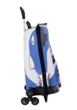 Mochila Escolar Rodinhas (Mochilete) 3D Toy Story Buzz Nave Diplomata