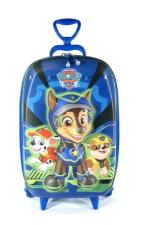 Mochila Escolar Rodinhas (Mochilete) 3D Patrulha Canina Chase Rubble Marshall Diplomata