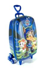 Mochila Escolar Rodinhas (Mochilete) 3D Patrulha Canina Chase Rubble Marshall Diplomata