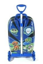 Mochila Escolar Rodinhas (Mochilete) 3D Patrulha Canina Chase Rubble Marshall Diplomata