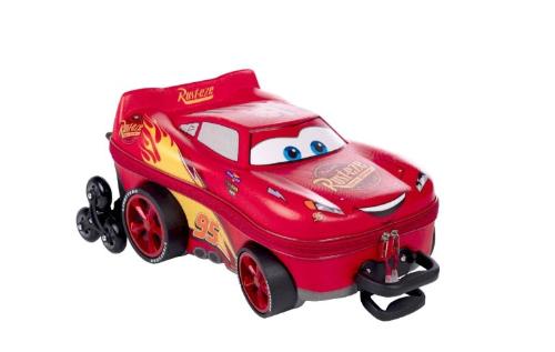 Mochila Escolar Rodinhas (Mochilete) 3D Carros Macqueen Diplomata