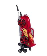 Mochila Escolar Rodinhas (Mochilete) 3D Carros Macqueen Diplomata