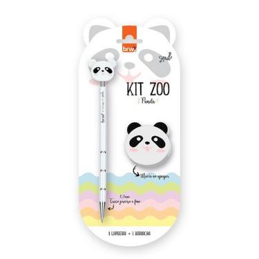 LAPISEIRA BRW 0.7 ZOO PANDA + BORRACHA KT3001