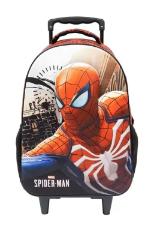 Mochila De Rodinha Grande Spider Man 10970 Xeryus
