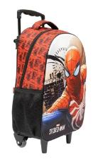 Mochila De Rodinha Grande Spider Man 10970 Xeryus