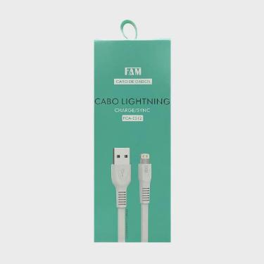 CABO DE DADOS LIGHTNING 2.4A 1.2MT FCAQ512 FAM