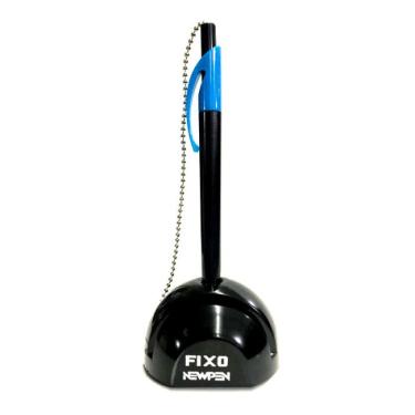 Caneta Esferogr�fica Fixo Azul Newpen