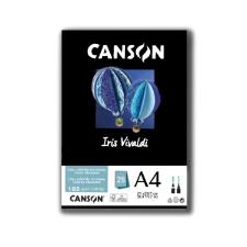 Papel Canson Iris Vivaldi A4 185g Preto 25fls