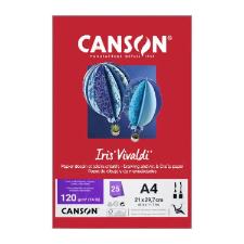 Papel Canson A4 Iris Vivaldi 120g 25Fls Vermelho