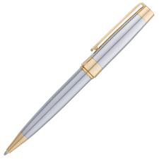 Caneta Crown Personalizada Metal President Esferografica Prata