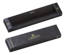 Caneta Crown Top Model Tinteiro Prata Ex30020s