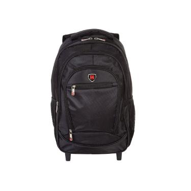 Mochila Travelux para Notebook Paris com Rodas Preto