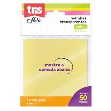 Notinhas Auto Adesivas Transparente C/50 Fls Tris