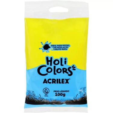P� Colorido Holi Colors Az Acrilex