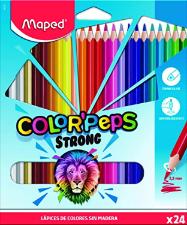 L�pis De Cor 24 Cores Strong - Maped
