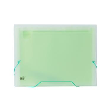 PASTA SANFONADA 12 DIVISOES COLORIDAS A4 - NEON VERDE YES