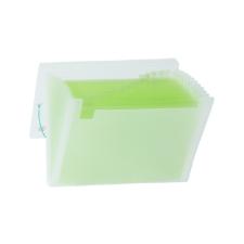 PASTA SANFONADA 12 DIVISOES COLORIDAS A4 - NEON VERDE YES